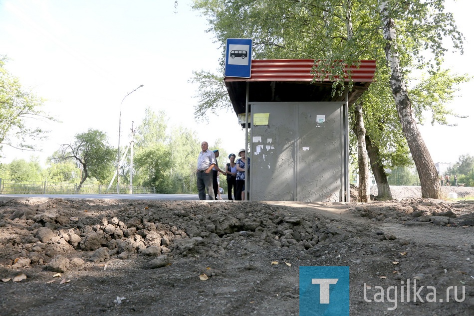 Дорожный тупик на руднике III-го Интернационала.