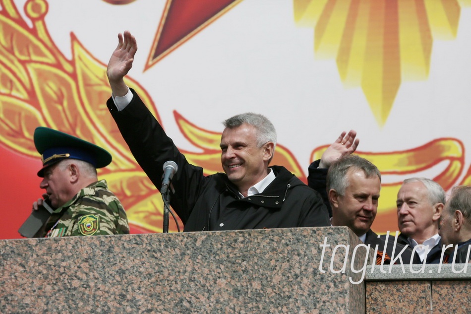 Великой Победе-70 лет. Военный  парад и демонстрация. Н-Тагил.