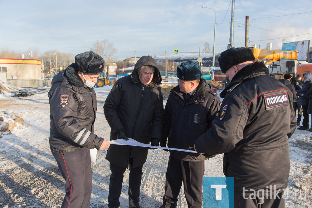 Ремонт моста на улице Циолковского. 13.12.2021.