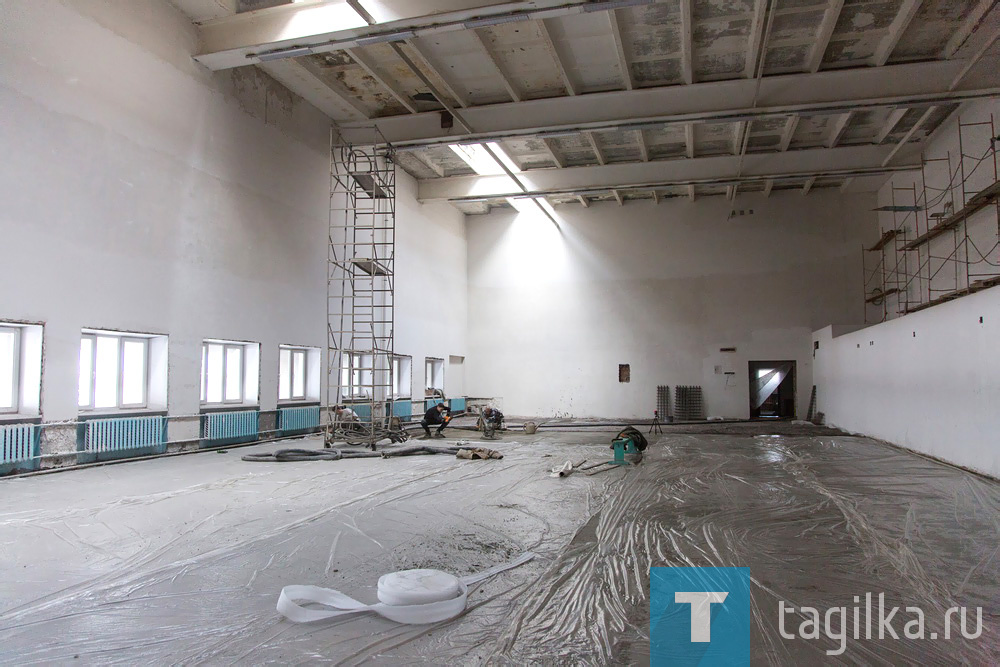 В Нижнем Тагиле продолжается ремонт Городского дворца детского и юношеского творчества