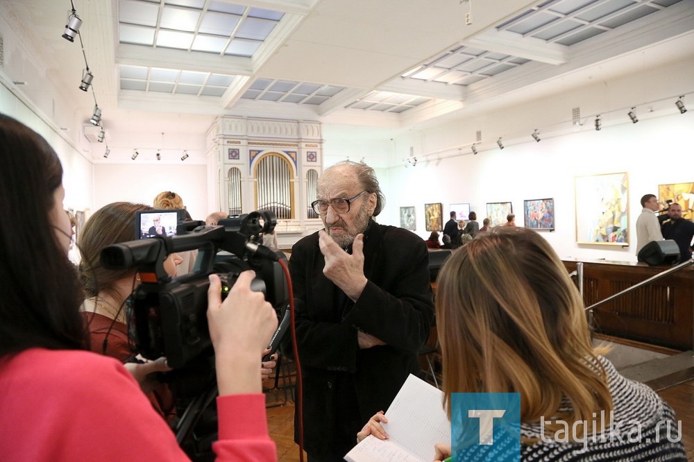 Открытие художественной выставки в память Брусиловского М.Ш.