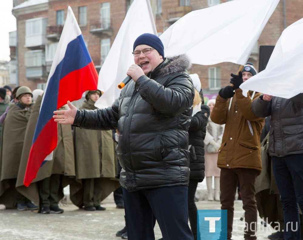 Митинг, посвященный 75-летию победы в Сталинградской битве