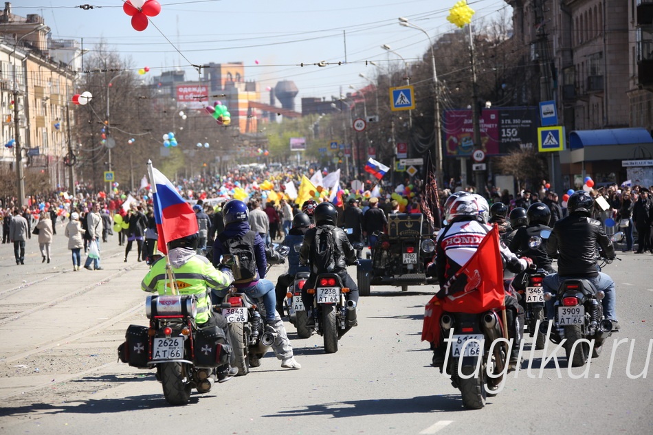 День Победы! Байкеры.