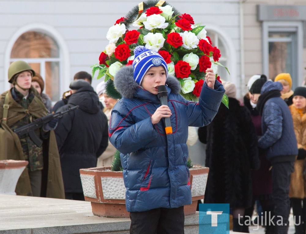 Митинг, посвященный 75-летию победы в Сталинградской битве