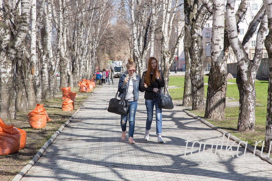 Ветераны вышли на субботник!