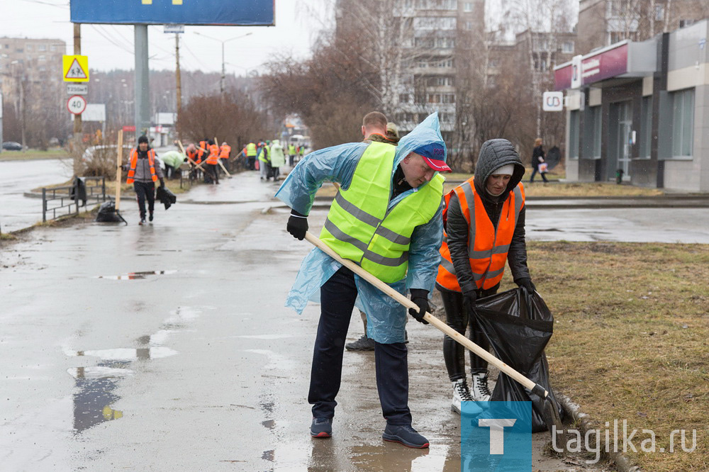 В Нижнем Тагиле проходит Всероссийский субботник