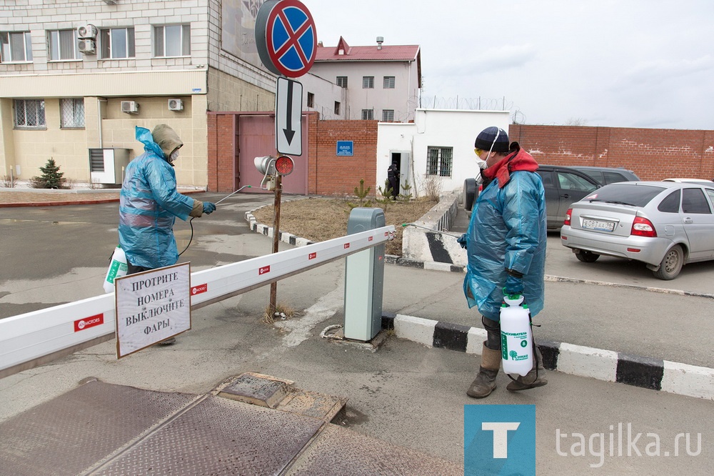 Продолжается дезинфекционная обработка улиц Нижнего Тагила