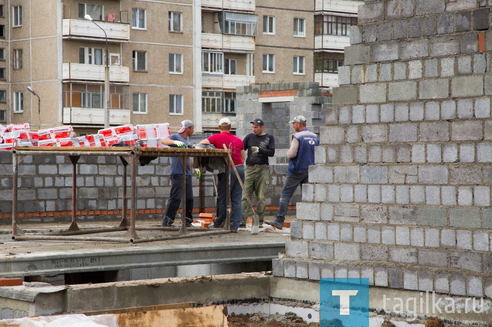 Строительсво детского сада на ул. Захарова .