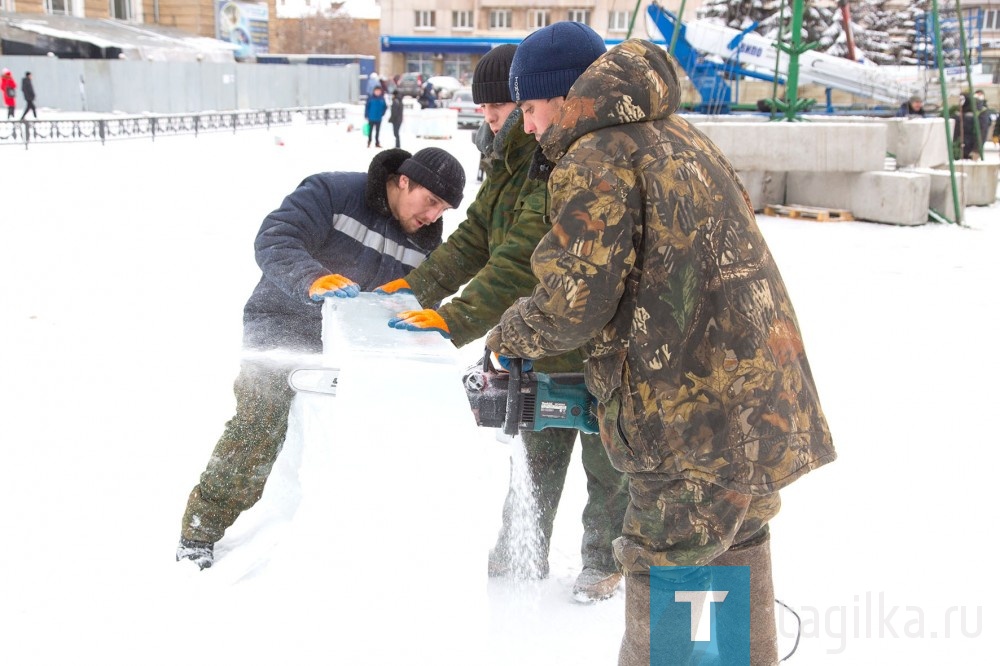 Ледовый городок на Театральной площади. 13.12.2017