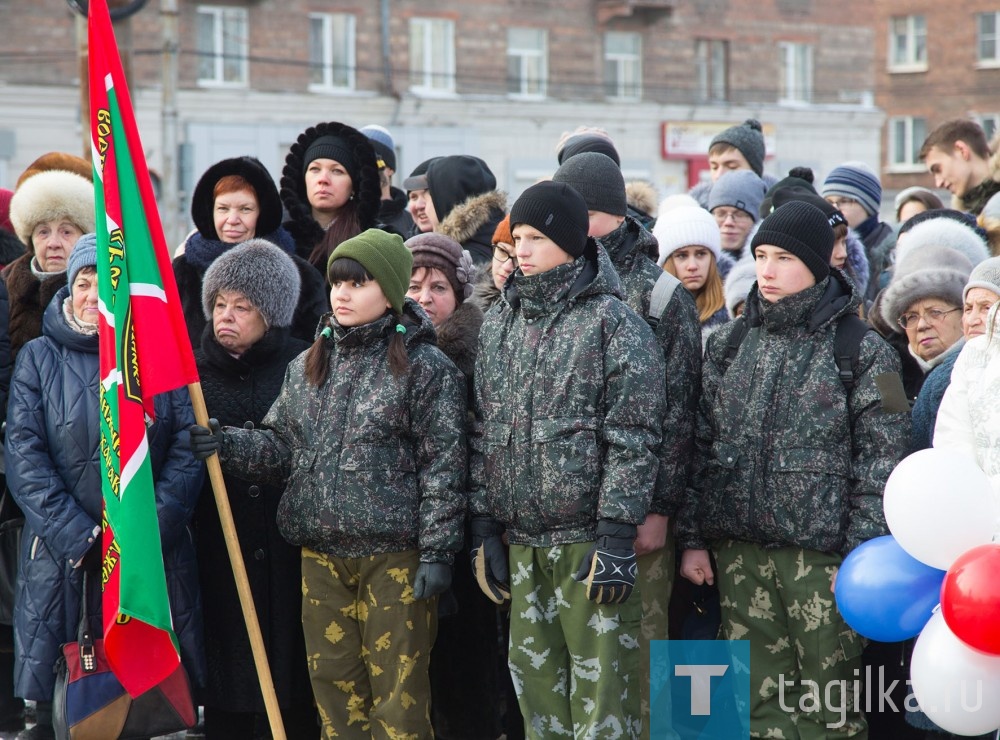 Митинг, посвященный 75-летию победы в Сталинградской битве