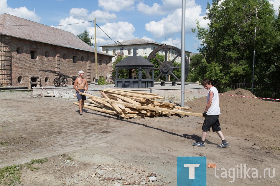 Историко-краеведческий музей. Открытая экспозиция. Реконструкция. 22.06.2016