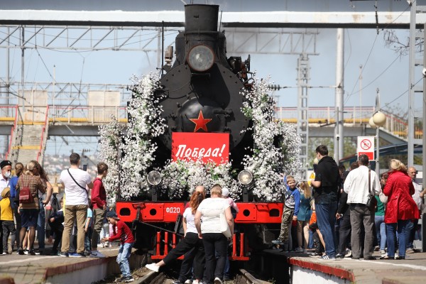 Встреча поезда Победы в Нижнем Тагиле 