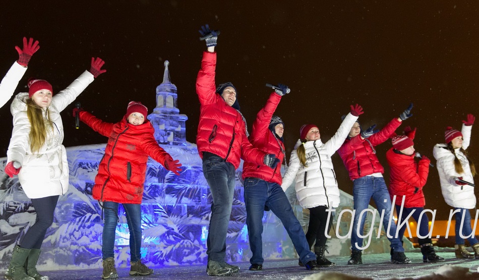 Открытие ледового городка у физкультурно-оздоровительного комплекса «Президентский» на ГГМ ﻿