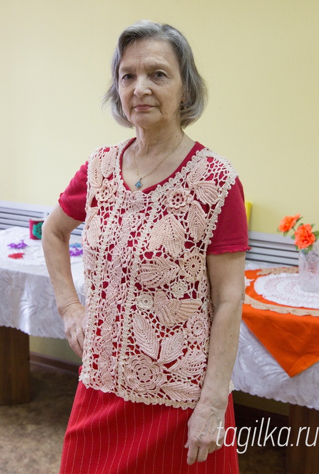 Выставка пенсионеров "Кружева".