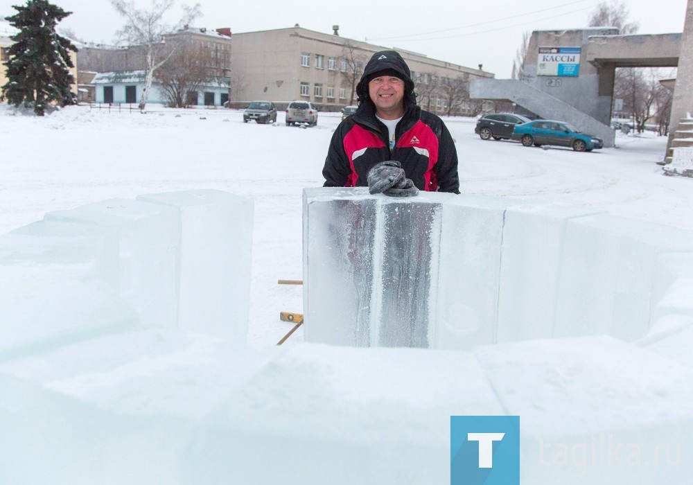 В Нижнем Тагиле начали строить ледовый городок