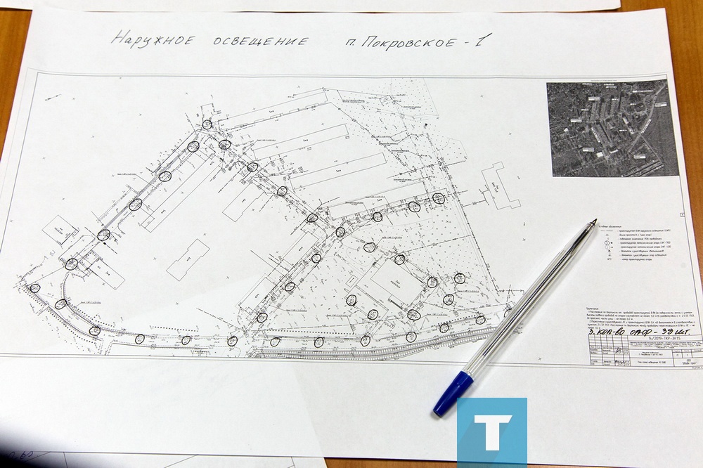 В поселке Покровское - 1 появится новая система освещения