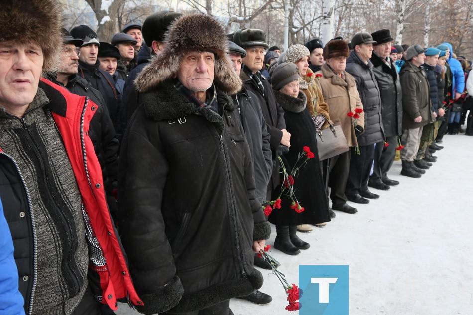 Митинг, посвященный 28-й годовщине вывода советских войск из Афганистана