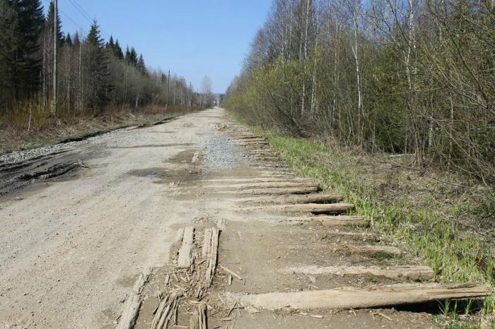 Начался  ремонт дороги в Серебрянку