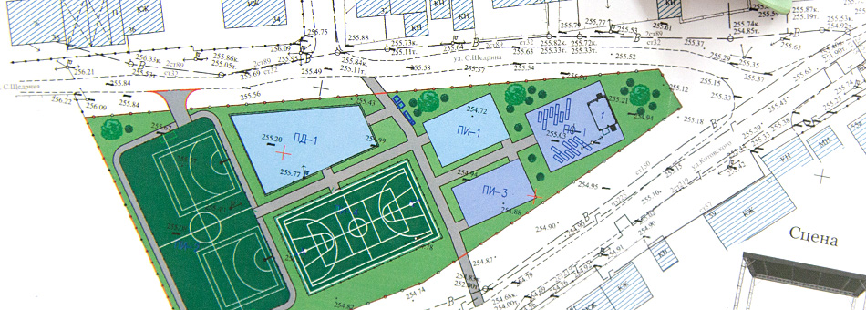 Жителям Девятого поселка представили проект спортивной площадки