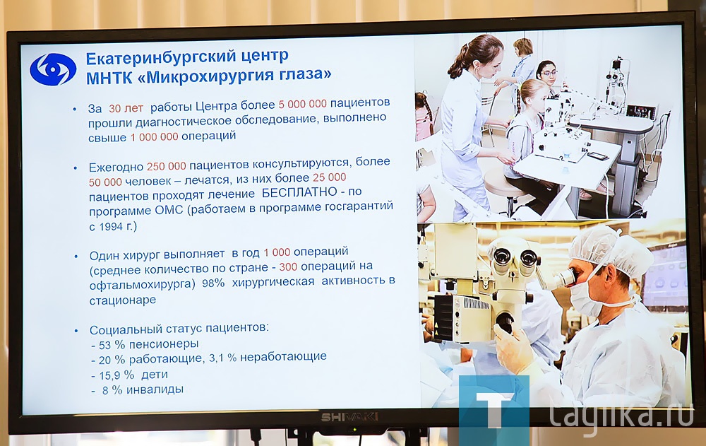 «Микрохирургия глаза» в Нижнем Тагиле отмечает 25-летие