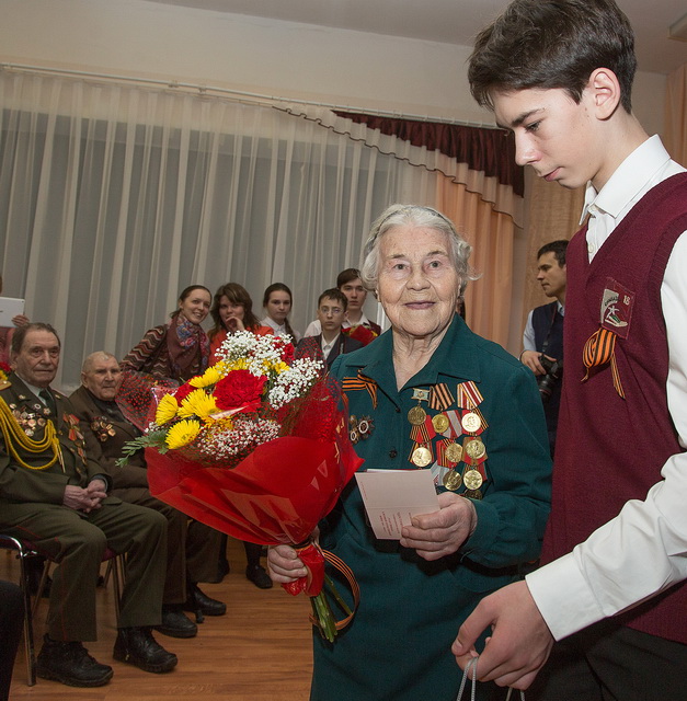 Вручение юбилейных медалей "70 лет Победы в Великой Отечественной войне 1941-1945 г.г." ветеранам г. Н-Тагила.