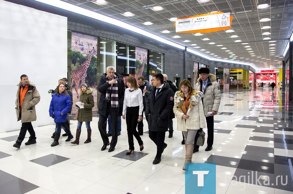Торговый центр "Депо" посетил глава города С. Носов во время объезда объектов ленинского р-на