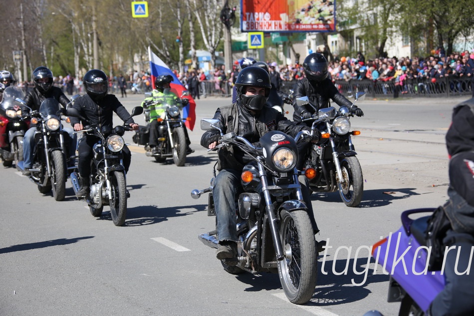 День Победы! Байкеры.