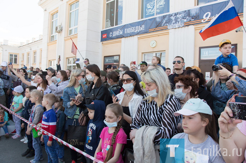 Встреча поезда Победы в Нижнем Тагиле