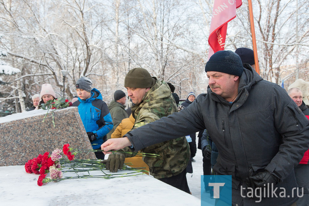 Митинг, посвященный годовщине вывода войск из Афганистана