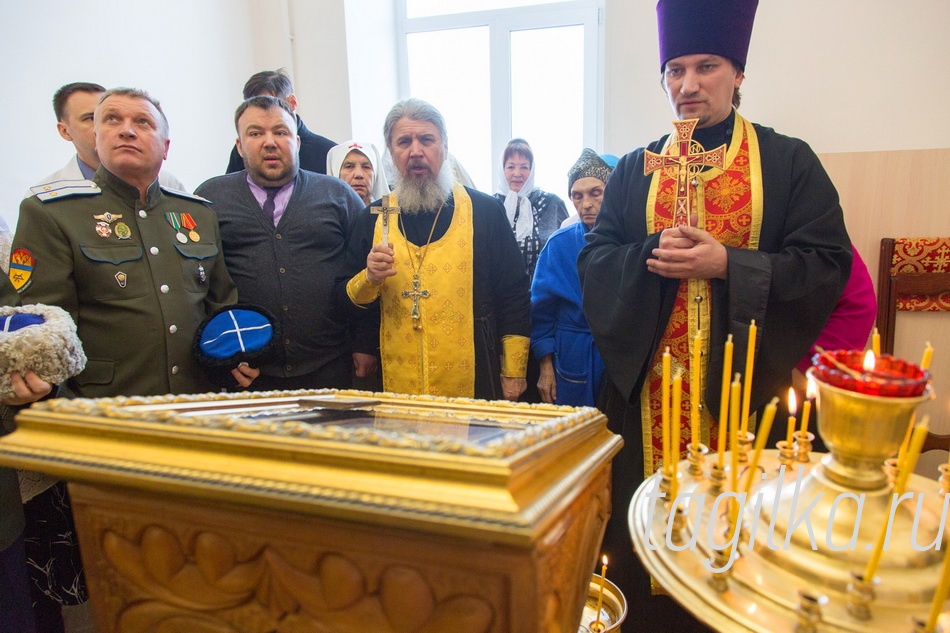 Открытие домового храма во второй городской больнице.