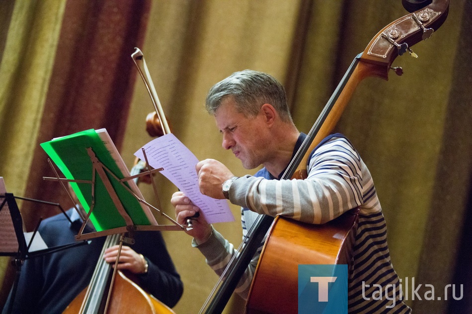 Репетиция оркестра"Демидов-камерата".