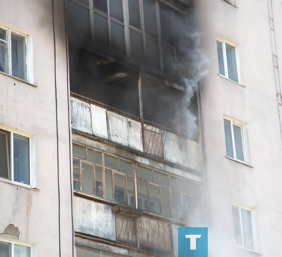 Пожар на улице Победы.