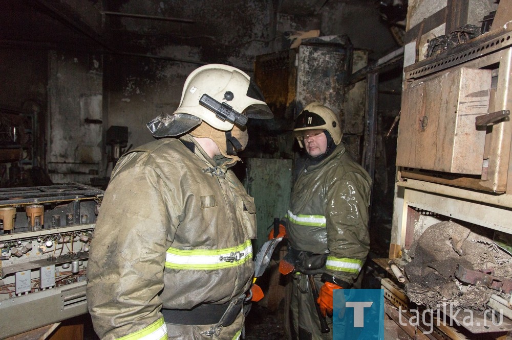 В подвале тагильского вуза произошел пожар