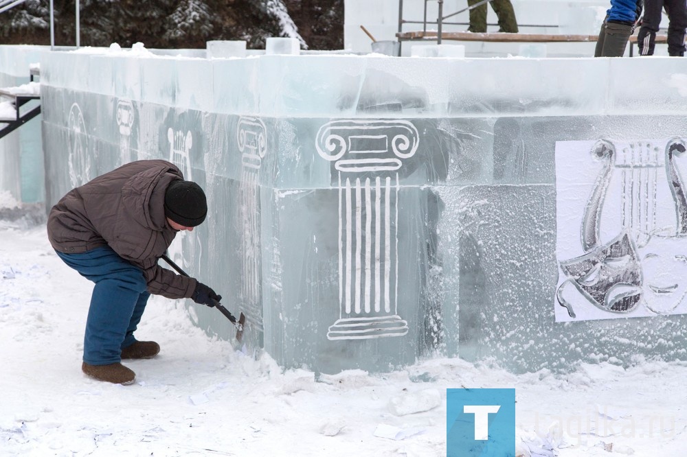 Ледовый городок на Театральной площади. 13.12.2017