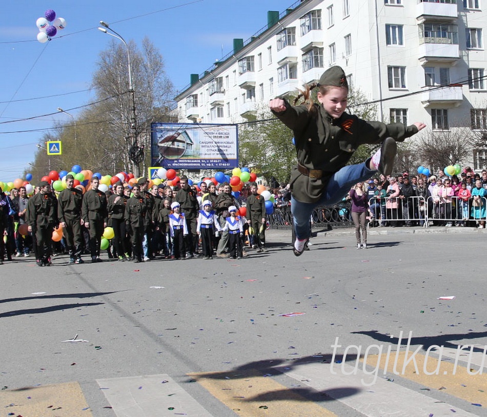 День Победы! Праздничная демонстрация. Продолжение.