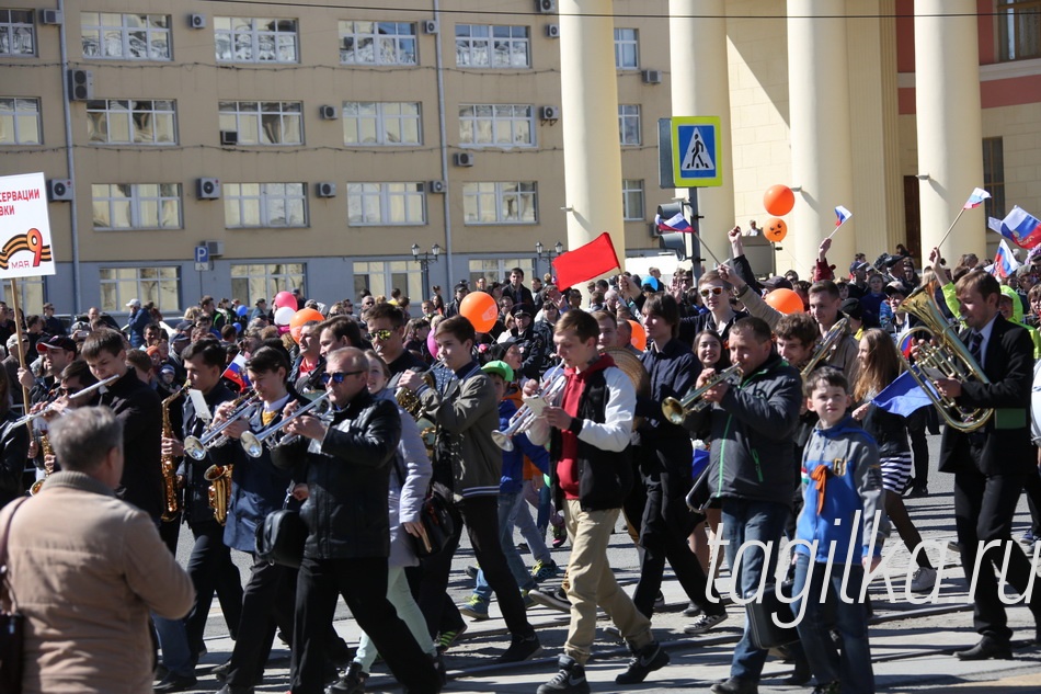 День Победы! Праздничная демонстрация. Продолжение.
