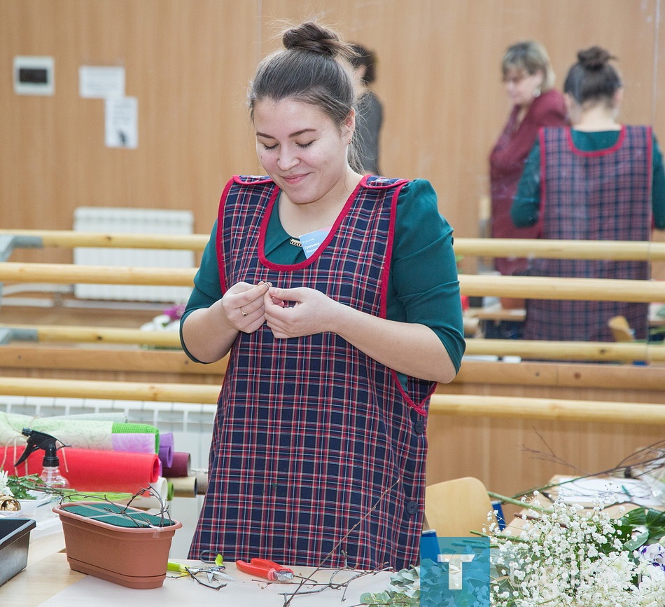  Конкурс в рамках  WorlSkills Russia. Флористика.