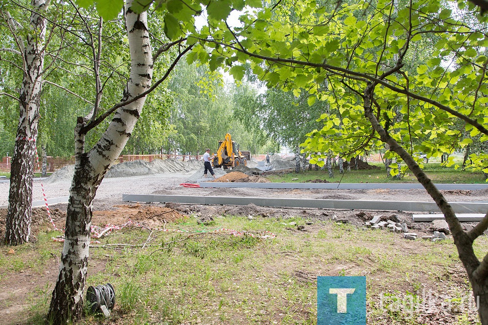 В парке Победы в Нижнем Тагиле на следующей неделе начнут укладывать тротуарную плитку