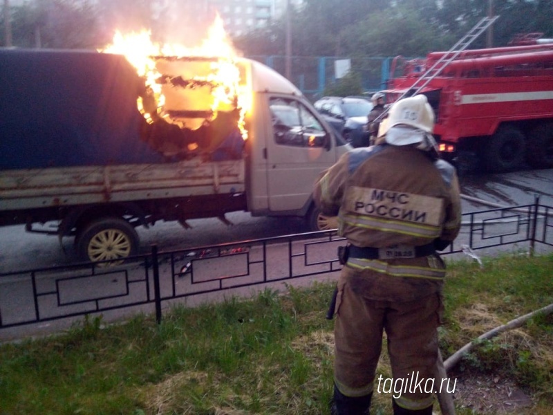 В Нижнем Тагиле сгорела «Газель»