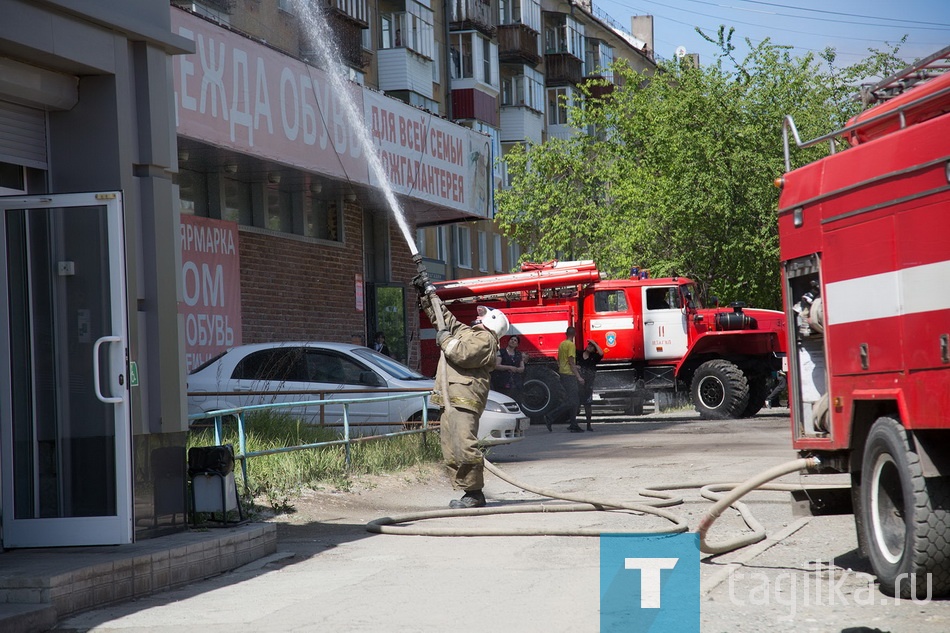 Пожар на улице Победы.
