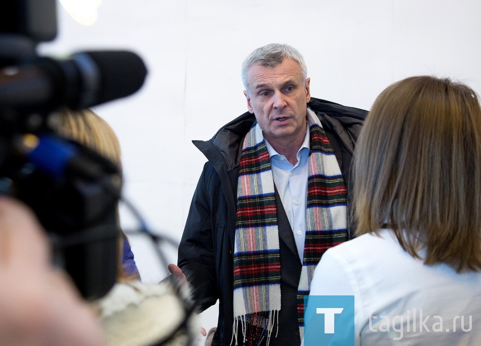 Торговый центр "Депо" посетил глава города С. Носов во время объезда объектов ленинского р-на