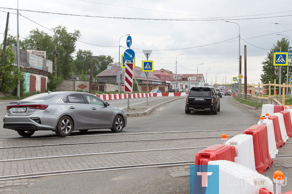 Реконструкция моста на улице Циолковского. 18.05.2021.