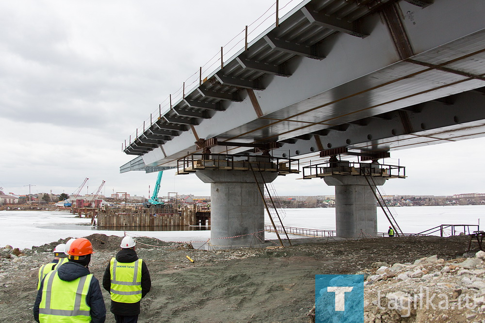 Первый этап надвижки моста пройден в соответствии с графиком