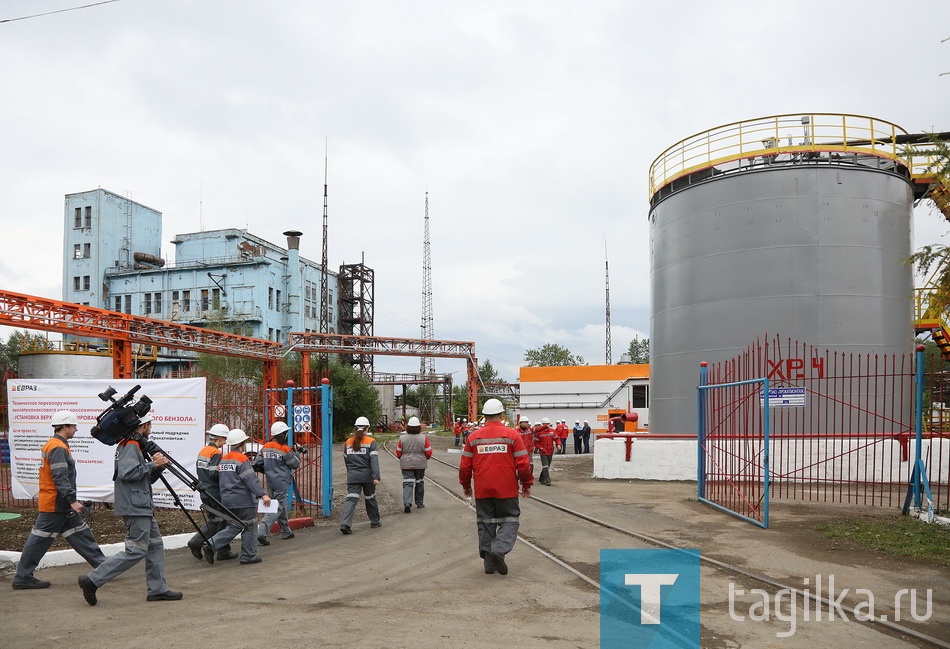 Пуск установки верхнего налива сырого бензола.