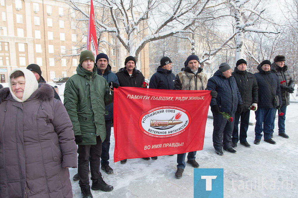 Митинг, посвященный годовщине вывода войск из Афганистана