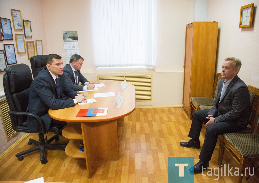 Прием граждан Дзержинского района депутатом Государственной думы России А.В. Балыбердиным.