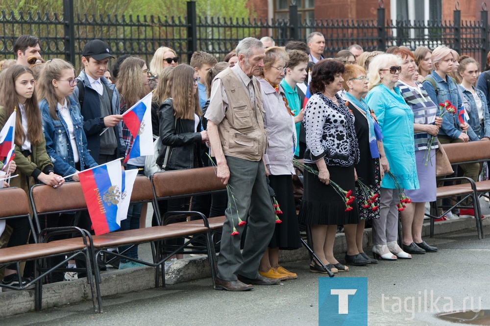 У памятника тагильчанам – Героям Советского Союза состоялся митинг