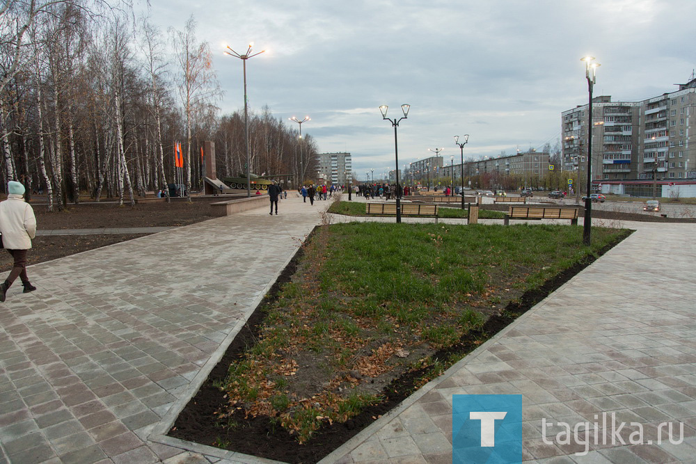 В Дзержинском районе Нижнего Тагила благоустроили две общественные территории