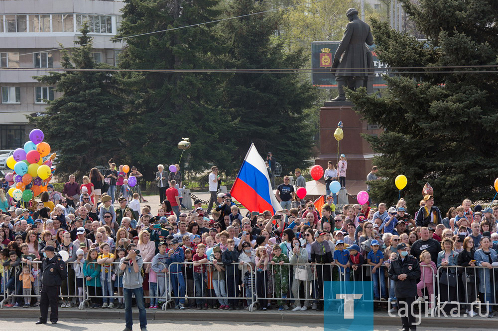 Тагильчане встретили 76-ю годовщину Победы в Великой Отечественной войне