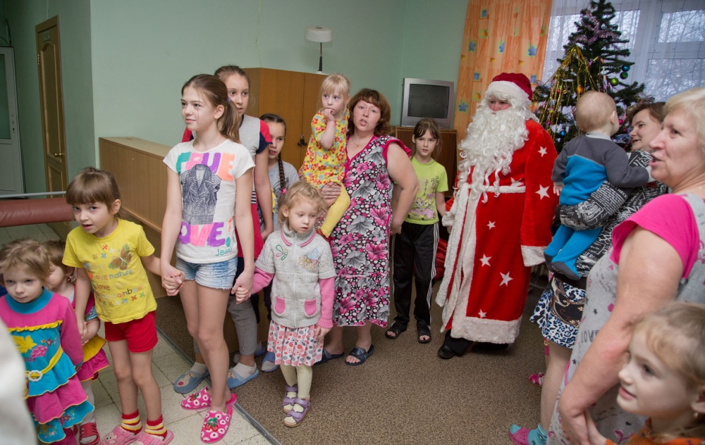 Новогодний утренник в больнице
